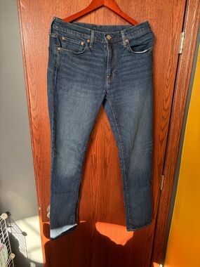 Levi's Men's Slim Jeans in Dark Blue Wash